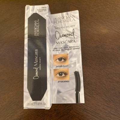 PHYSICIANS FORMULA MINERAL WEAR DIAMOND MASCARA BLACK DIAMOND 0.07 Oz