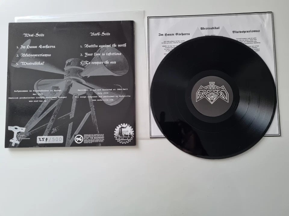 Graupel / Endstille – Lauschangriff... Vinyl LP 2006 Nordisch Stahlwerke - Bild 3 von 4