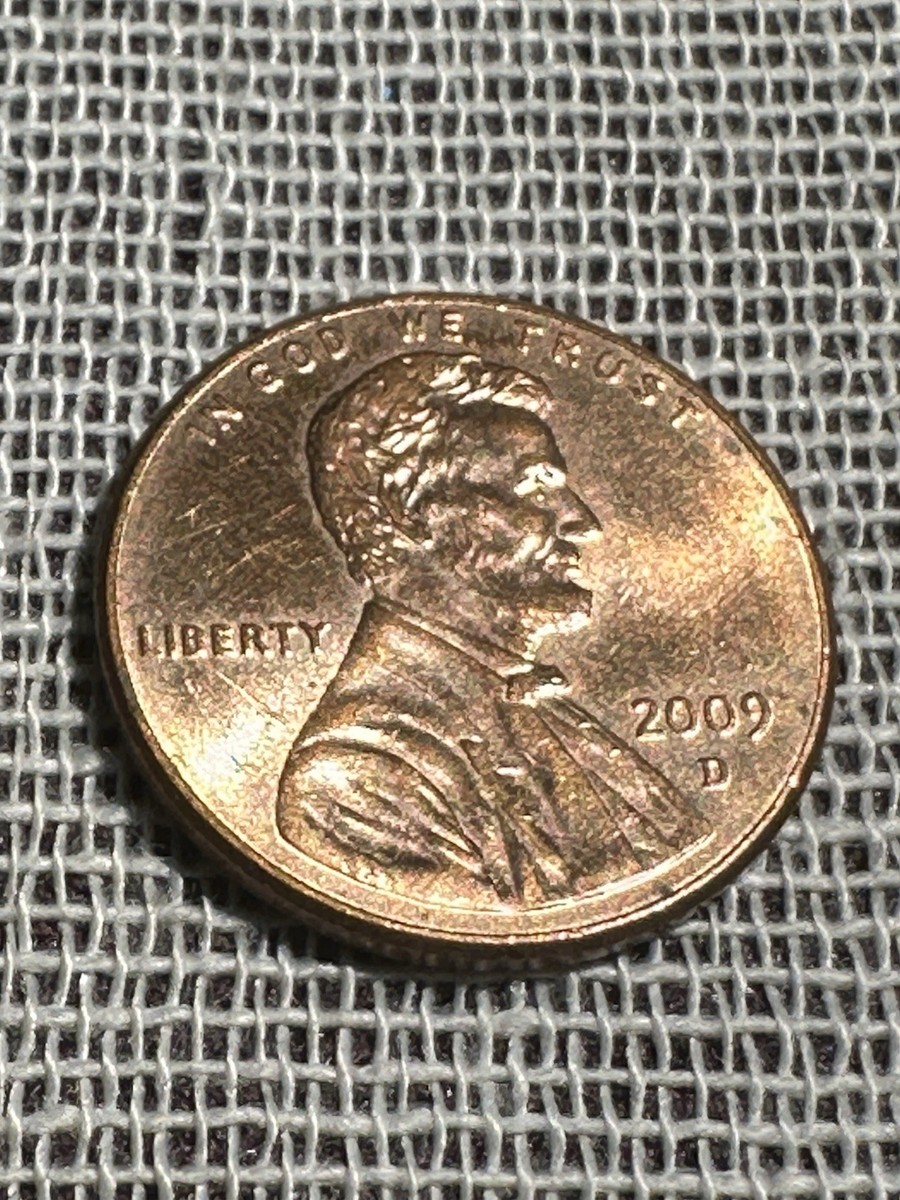 2009 D Lincoln Log Cabin Cent. Kentucky Cabin Penny, Hairy Lincoln