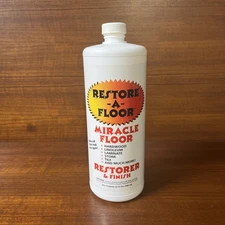 Restore-A-Floor Miracle Finish 32 OZ Wood Polish Hard Wax Stone Tile- New Sealed