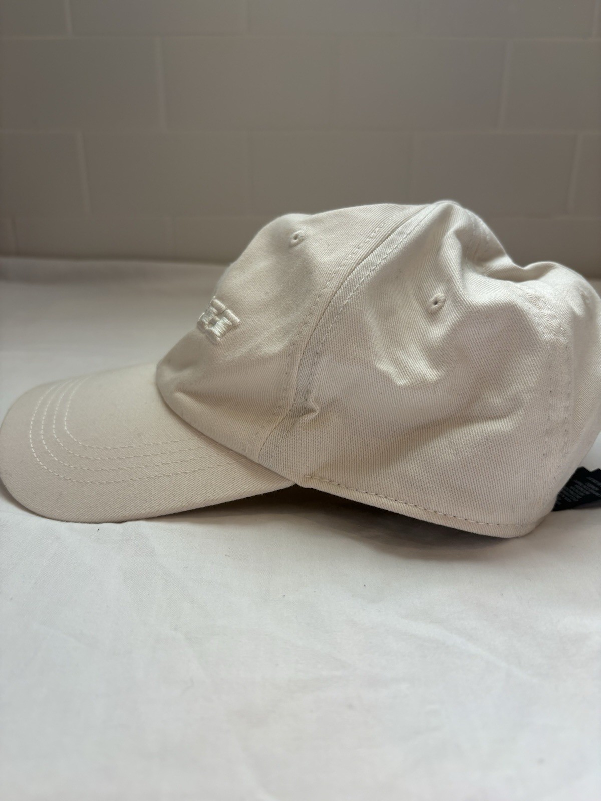 Women’s Coach Embroidered Baseball Cap White/Cream Color thumbnail 3