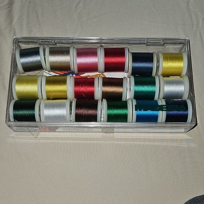 Lot of 18 Madeira Embroidery Thread Rayon 200m Assorted Colors