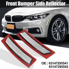Bumper Reflector Side Marker Clear Lens for BMW 320i 2016-2019 428i 2014-2016 