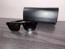 SAINT LAURENT BLACK  YSL LOGO SUNGLASSES