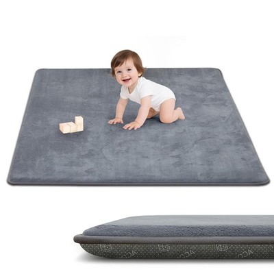 Baby Play Mat 1.3'' Thick Soft 50''×50'' Playpen Mat Non-Slip Rug for Crawing,Kids