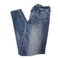 Y2K American Eagle Womens Jeans Size 00 SHORT Super Low Jegging Stretch 0206