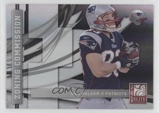 2009 Donruss Elite Zoning Commission Black 348/399 Wes Welker #5 1cx3