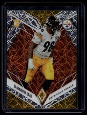 DeMarvin Leal 2022 Panini Phoenix #169 Orange Lazer Rookie /75 Steelers