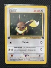 EEVEE #55/82 1 ST EDITION NON HOLO POKEMON CARD
