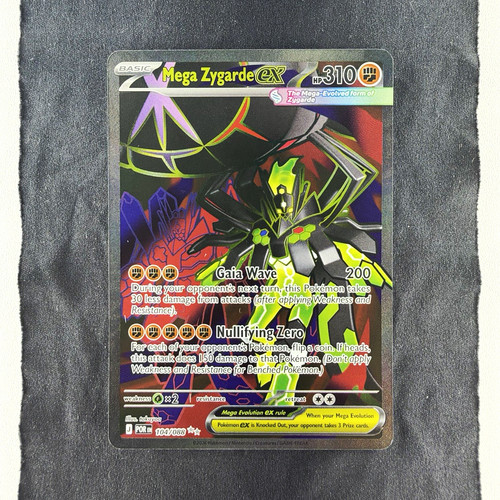 Pokemon TCG Mega Zygarde EX 104/088 Ultra Rare Full Art Holo HP 310