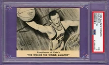 1962 Kahn's Wieners Hub Reed Cincinnati Royals