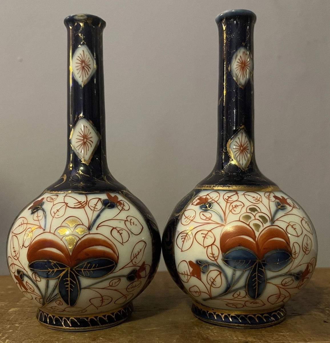 古董伊万里瓷器花瓶中国古董花瓶| eBay