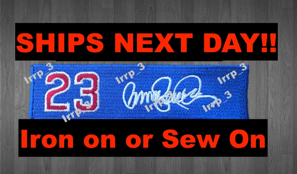 Ryne Sandberg Patch Chicago Cubs Patch Memorial Patch Ryno Baseball Jersey Patch - Image 2 of 4