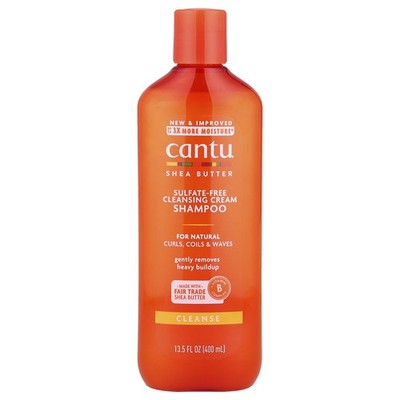 Shea Butter, Sulfate-Free Cleansing Cream Shampoo, For Natural Curls, Coils &