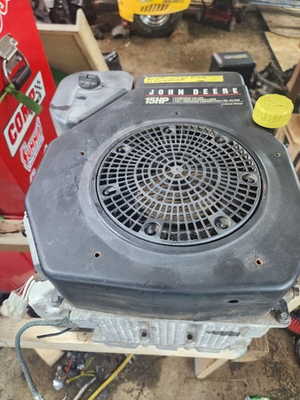 #ad John Deere LT155 Complete Engine Kohler CV15S 15HP Vertical Shaft $400.00