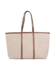 Image of Valentino Garavani - Women - Canvas Tote - Beige
