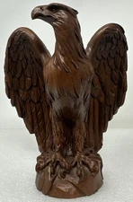 Red Mill Mfg Eagle Sculpture 1994 Handcrafted USA #411 READ