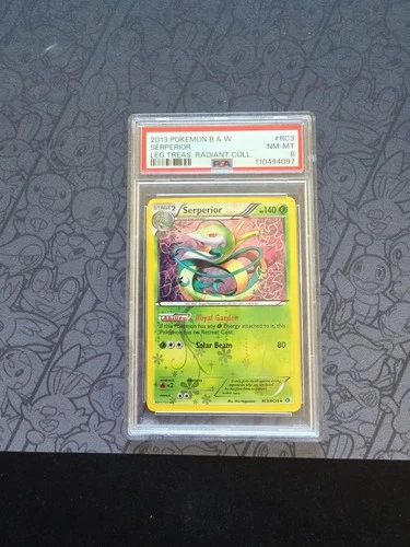 Pokemon: Serperior #RC3/RC25  Legendary Treasures Radiant Coll - PSA 8 - C134