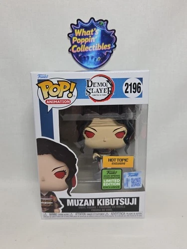Funko Pop! Demon Slayer: Muzan Kibutsuji (Metallic) Exclusive #2196 W/ Protector
