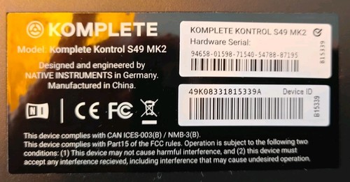 Komplete Kontrol S49 MK2 NInative instruments Keyboard Midi USB - Bild 7 von 11