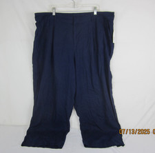 A New Day Women's Essential Linen Trouser Navy Blue 22 Regular