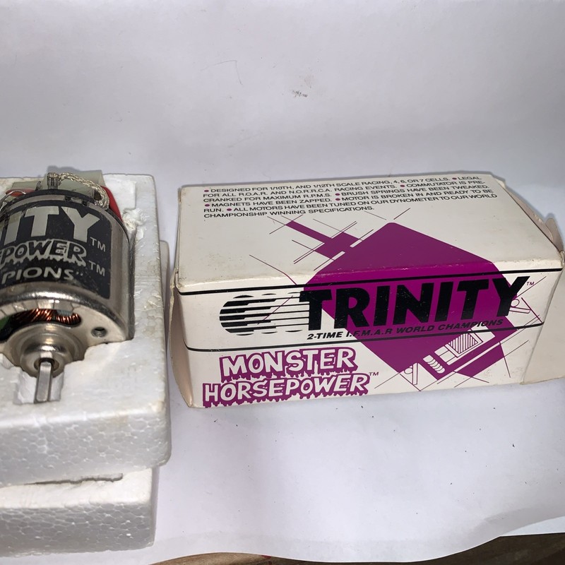 Vintage Rc Rc Brush Motor Trinity Monster Horsepower