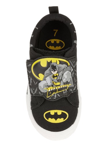 Spider-man,Batman Toddler Boys' Canvas Strap Athletic Sneakers Shoes: 7-13 - Picture 11 of 12