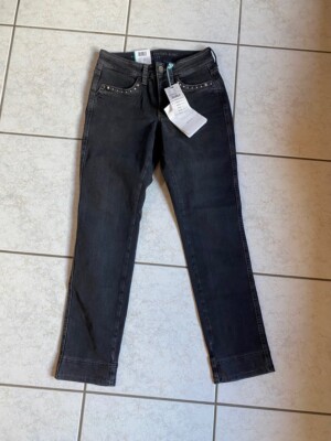 MAC Jeans Ashley Westminster Casual Gr. 34 NEU Stretch W34/L28 schwarz/grau