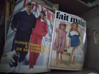 Konvolut 10 Zeitschriften: Handarbeit Schritt für Schritt 1980 1990 - STRICKEN - kostenloser Versand