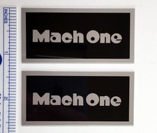 Mach One Speaker badge logo plate Realistic