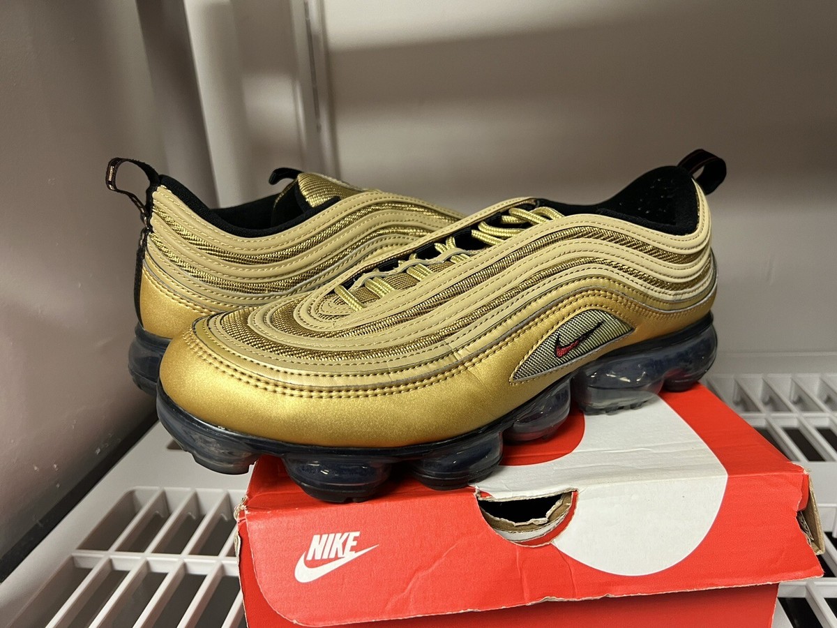 NIKE AIR VAPORMAX 97 メタリックゴールド 27cm 美品 Nike Air Vapormax 97 Gold Metallic Size 11 Trainer Runner