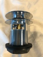 Slotted Chrome Clicker Bath Waste Fitting - For Baths with Integral Overflow
