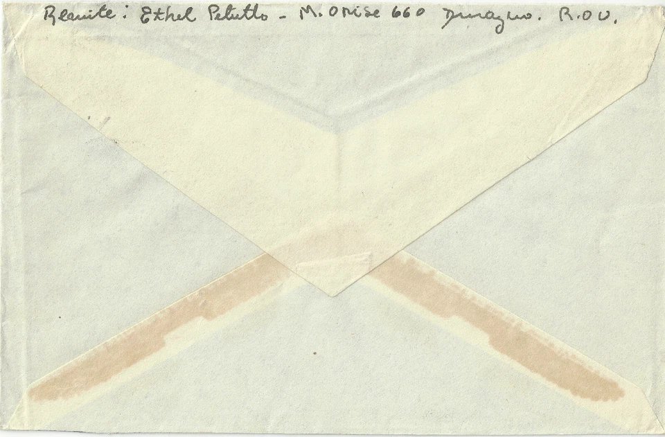 FUNDA URUGUAY 1955 ENVIADA A RICHARD BURTON EN FOX STUDIOS EN WESTWOOD, CA Foto 2 de 2