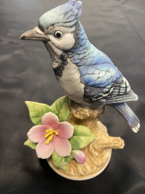 Andrea By Sadek Porcelain Bird Jay Bird 9386