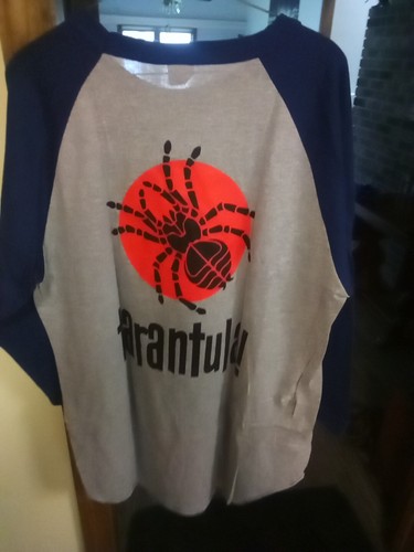 Tarentule adulte Edelbrock XL, course, gris/orange/bleu, T-shirt, manches longues, - Photo 3/13