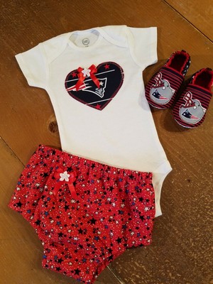 patriots onesie baby girl