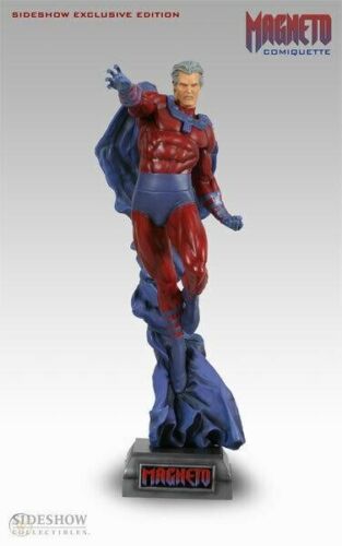 Figurine buste SIDESHOW EXCLUSIVE MAGNETO POLYSTONE STATUE COMIQUETTE X-MEN - Photo 1/8