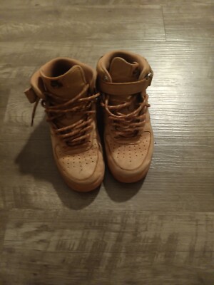 hightop air force 1 peanut size 8