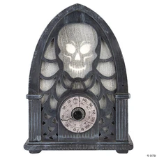 12-Inch Light-Up Haunted Radio Spooky Tabletop Halloween Decor - Morris Costumes