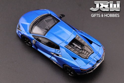 Mini GT Lamborghini Revuelto Blu Eleos #748 1/64 - Picture 8 of 10