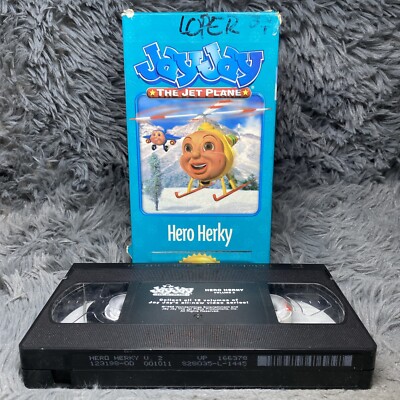 Jay Jay And The Jet Plane - Hero Herky VHS Tape 1998 Wonder Wings Cartoon Show