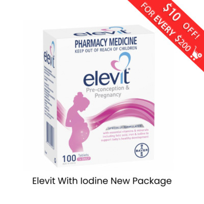 Elevit Vitamins Minerals Tablets 100 Folate Pregnant Woman | eBay Australia