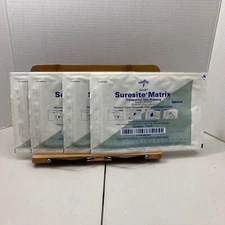 Lot of 4 - Medline MSC2206 Suresite Matrix Transparent Film Dressing 6" x 8"