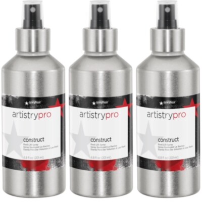 3 PACK!! SEXY HAIR ARTISTRY PRO CONSTRUCT ROOT LIFT SPRAY 6.8 OZ VOLUMIZING LIFT