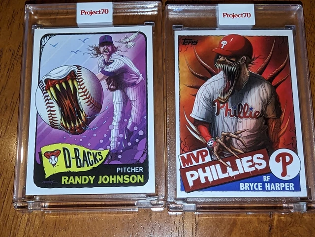 Topps Project70 Randy Johnson  & Bryce Harper by Alex Pardee