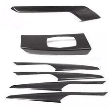 Dry Carbon Fiber interior Cover Trim 6PCS For BMW X3 X3M G01 X4 X4M G02 18-2021