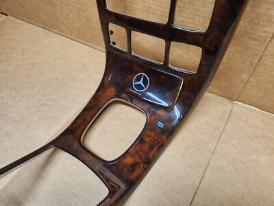 MERCEDES W215 C215 CL500 CL600 CL55 CENTER CONSOLE RADIO WOOD TRIM