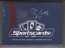 2019 A WORD FROM TY COBB HANDWRITTEN RELIC FACTORY SEALED BOX *SPORTSCARDS.COM*