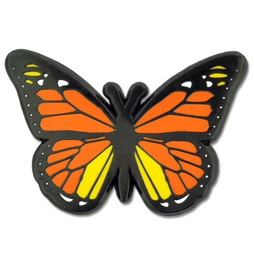 PinMart's Monarch Butterfly Vibrant Insect Enamel Spring Brooch Lapel Pin
