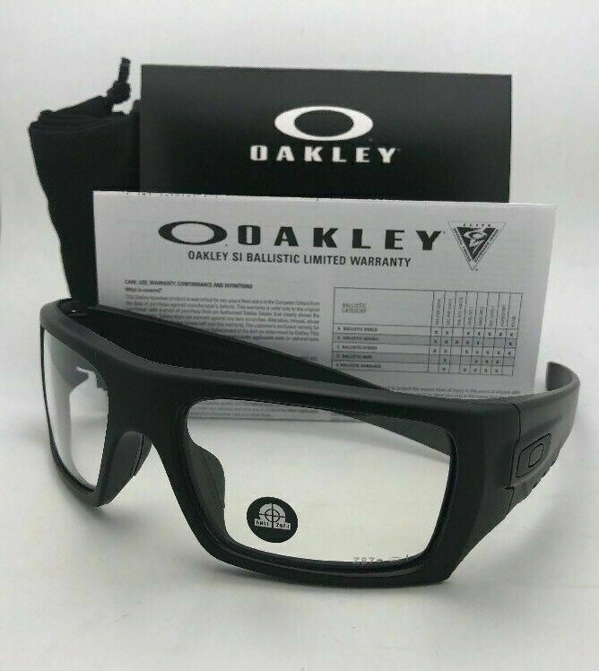 Oakley SI Det Cord Sunglasses Black Frame with Grey Lens